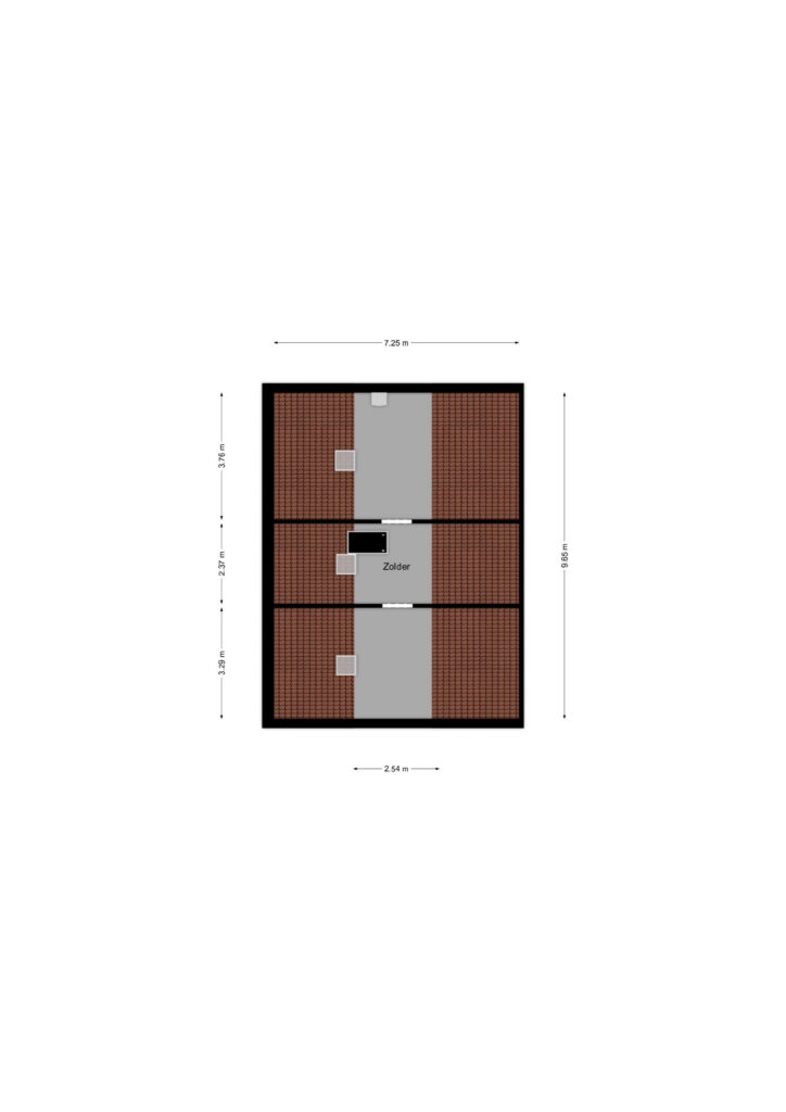 Plattegrond Pieter de Hooghstraat 35 - Hoogeveen – Plattegrond 4
