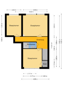 Plattegrond Tamboerlaan 289 - Hoogeveen – Plattegrond 2