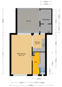 Plattegrond Begoniastraat 61 - Hoogeveen – Plattegrond 3