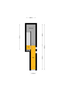 Plattegrond Grote Kerkstraat 31 - Hoogeveen – Plattegrond 2