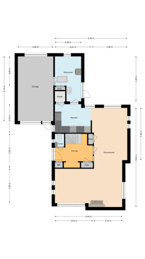 Plattegrond Wethouder Klunderstraat 15 - Zuidwolde – Plattegrond 6
