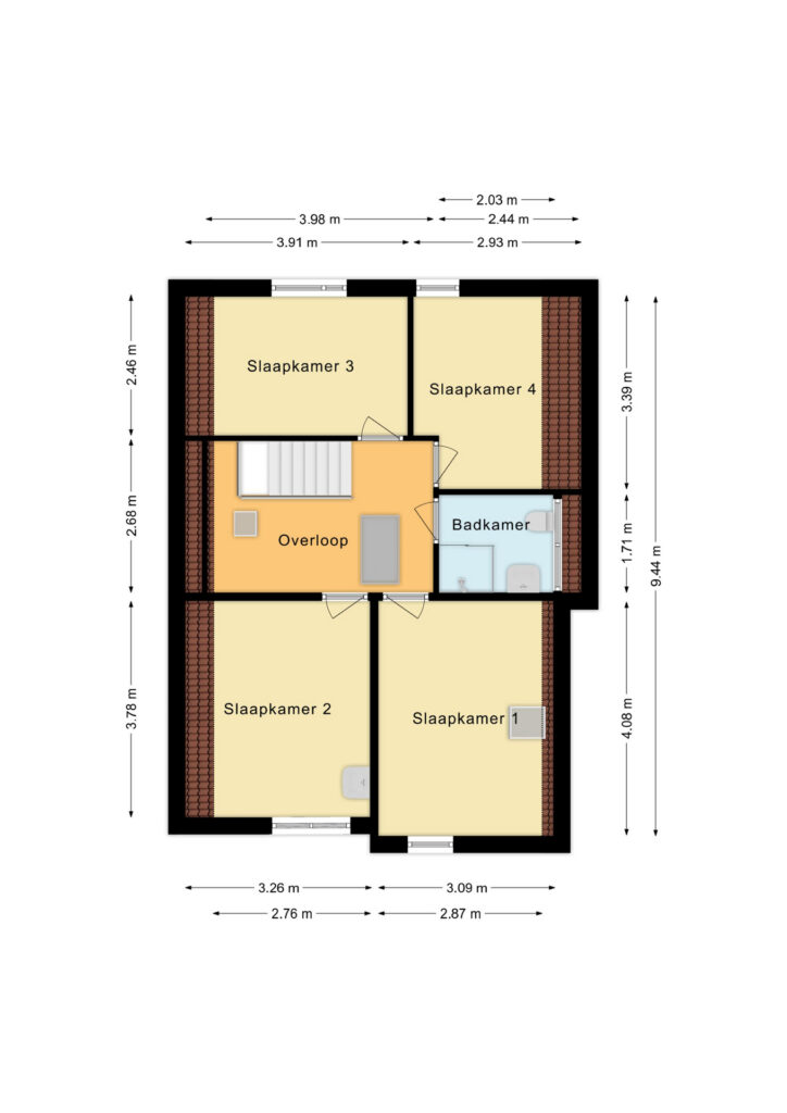 Plattegrond Wethouder Klunderstraat 15 - Zuidwolde – Plattegrond 4