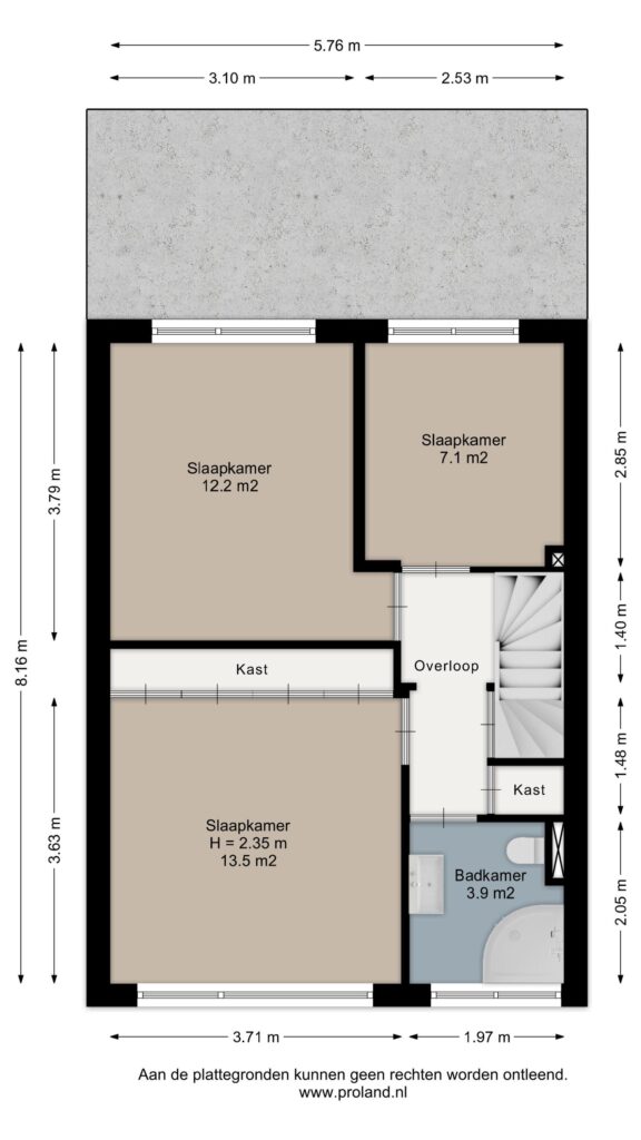 Plattegrond Kymmellstraat 61 - Hoogeveen – Plattegrond 4